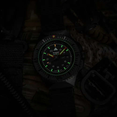 Traser Textilarmband (Nato)-P69 Black Stealth - 109854