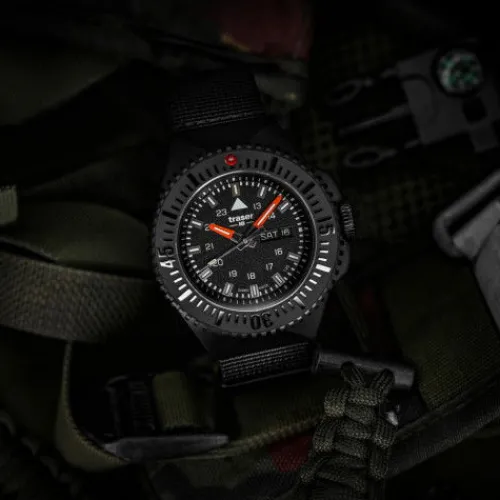 Traser Textilarmband (Nato)-P69 Black Stealth - 109854