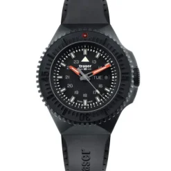 Traser Silikonarmband-P69 Black Stealth - 109855