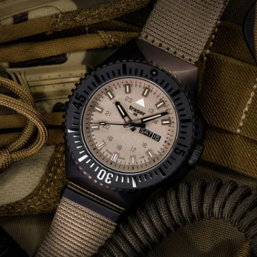 Traser Textilarmband (Nato)-P69 Black Stealth - 109860