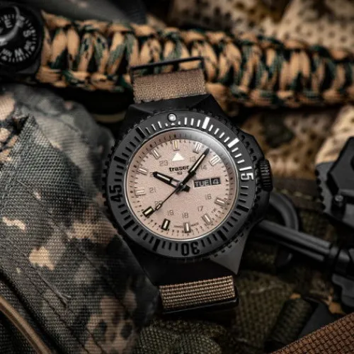 Traser Textilarmband (Nato)-P69 Black Stealth - 109860