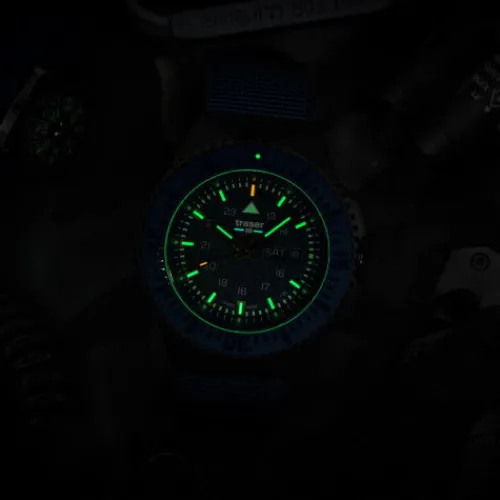 Traser Textilarmband (Nato)-P69 Black Stealth - 109856