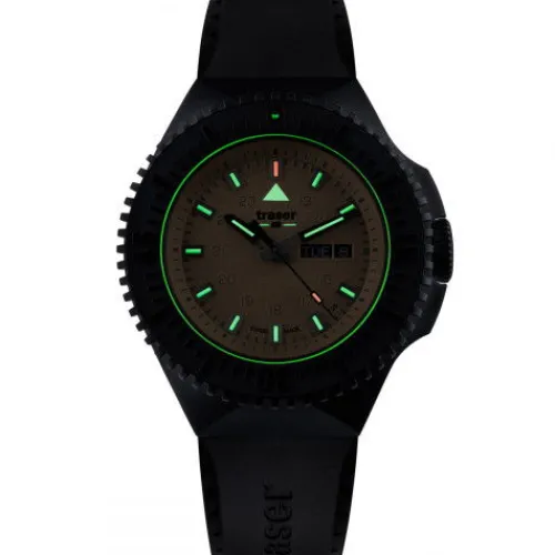 Traser Silikonarmband-P69 Black Stealth - 109861