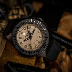 Traser Silikonarmband-P69 Black Stealth - 109861