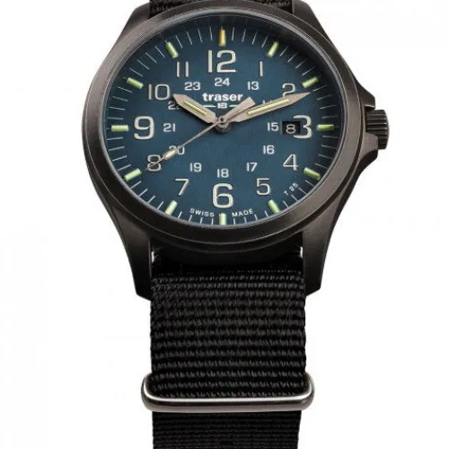 Traser Textilarmband (Nato)-P67 Officer Pro GunMetal - 108632