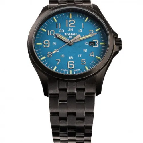 Traser Metallarmband-P67 Officer Pro GunMetal - 108740