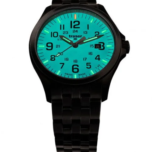 Traser Metallarmband-P67 Officer Pro GunMetal - 108740