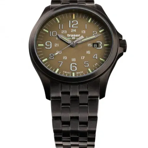 Traser Metallarmband-P67 Officer Pro GunMetal - 108738