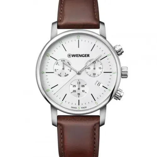 Wenger Lederarmband-Urban Classic Chrono - 01.1743.101