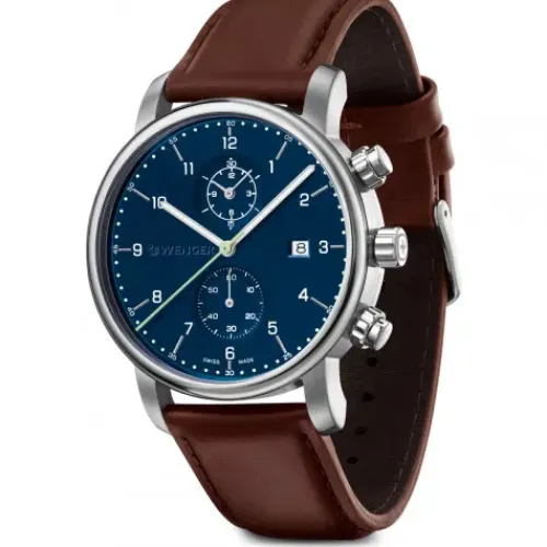 Wenger Lederarmband-Urban Classic Chrono - 01.1743.125