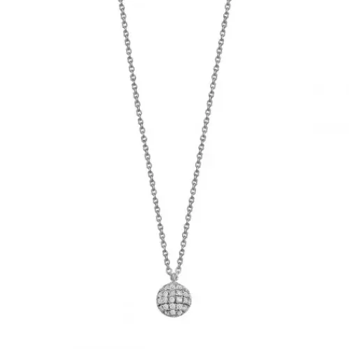 Xenox Halsketten-Classic Circle Silver Halskette - XS6087