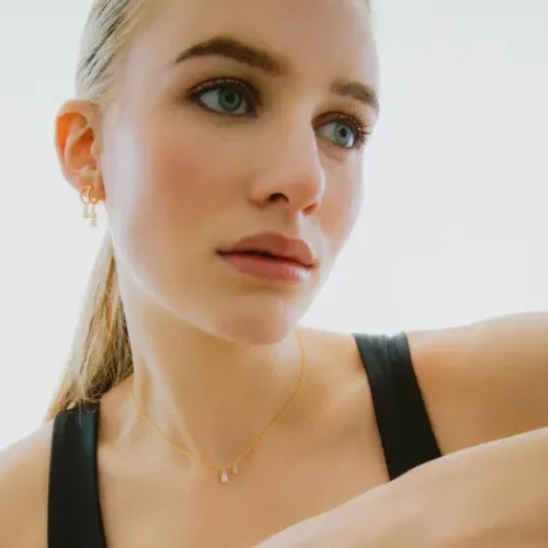 Xenox Ohrringe-Dewdrop Ohrstecker - XS91673G