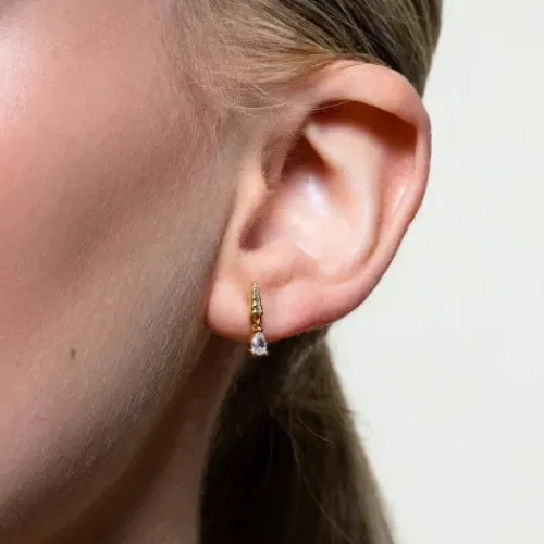 Xenox Ohrringe-Dewdrop Ohrstecker - XS91672G