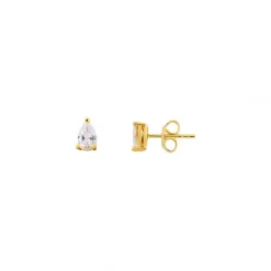 Xenox Ohrringe-Fancy Cut Gold Ohrstecker - XS6073G