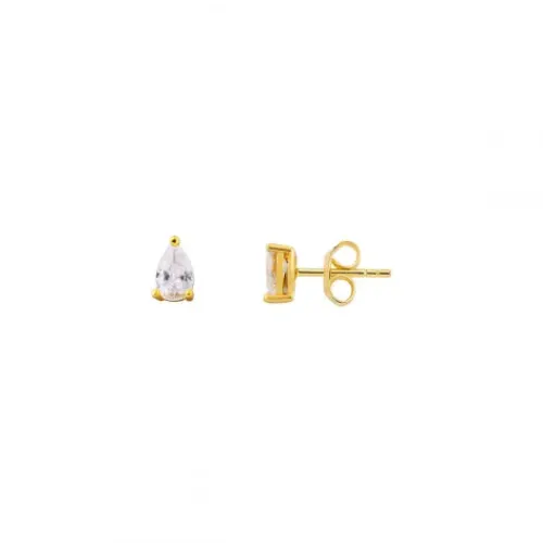 Xenox Ohrringe-Fancy Cut Gold Ohrstecker - XS6073G