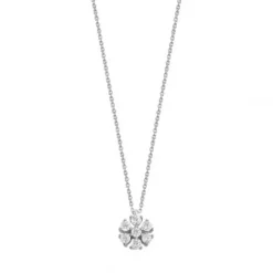 Xenox Halsketten-Fancy Cut Silver Halskette - XS6085