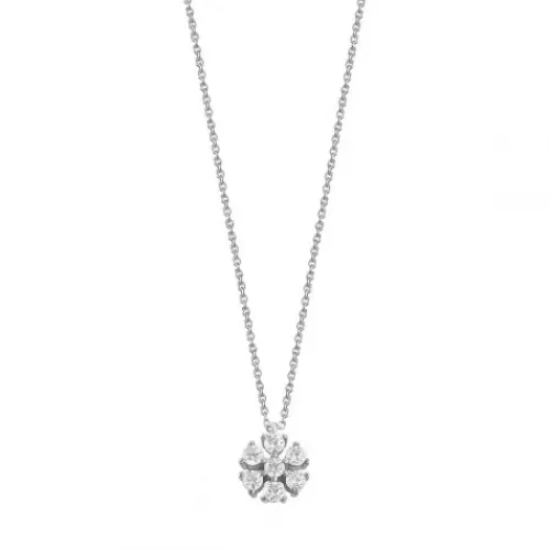 Xenox Halsketten-Fancy Cut Silver Halskette - XS6085