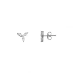 Xenox Ohrringe-Fancy Cut Silver Ohrstecker - XS6071