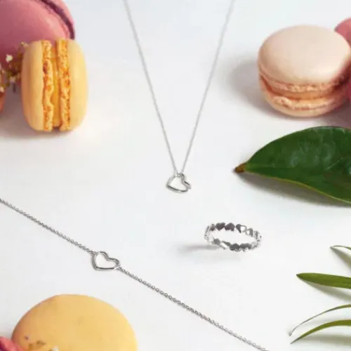 Xenox (Kette mit) Herz-Heart Beat Armband - XS1757