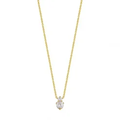 Xenox Halsketten-Krappe Gold Halskette - XS7347G