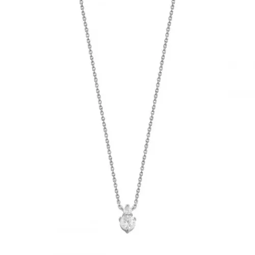 Xenox Halsketten-Krappe Silber Halskette - XS7347