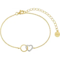 Xenox (Kette mit) Herz-Love Story Gold Armband - XS3612G