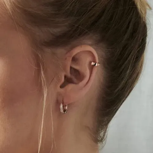 Xenox Ohrringe-Modern Classic Creolen - XS8659R