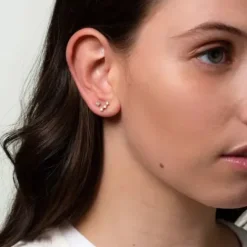 Xenox Ohrringe-Piercings Einzel Ohrstecker - XS91457G