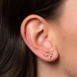 Xenox Ohrringe-Piercings Einzel Ohrstecker - XS91457G