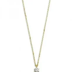 Xenox Halsketten-Silver Circle G Halskette - XS7380G