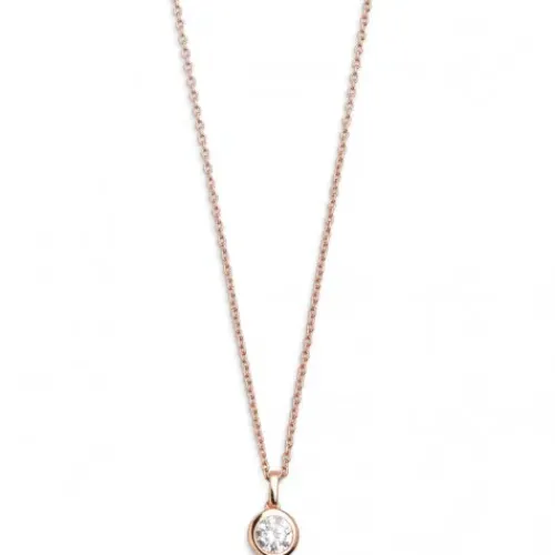 Xenox Halsketten-Silver Circle Halskette - XS7284RK