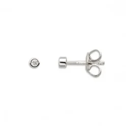 Xenox Ohrringe-Silver Circle Ohrstecker - XS3513N