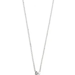 Xenox Halsketten-Silver Circle Zarge Halskette - XS7385