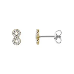 Xenox Ohrringe-Symbolic Power Infinity Ohrstecker - XS3741GN