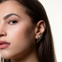 Xenox Ohrringe-Twist Creolen - XS91512