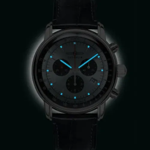 Zeppelin Lederarmband-LZ 14 Marine - 88862