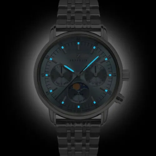 Zeppelin Metallarmband-LZ 14 Marine - 8637M3