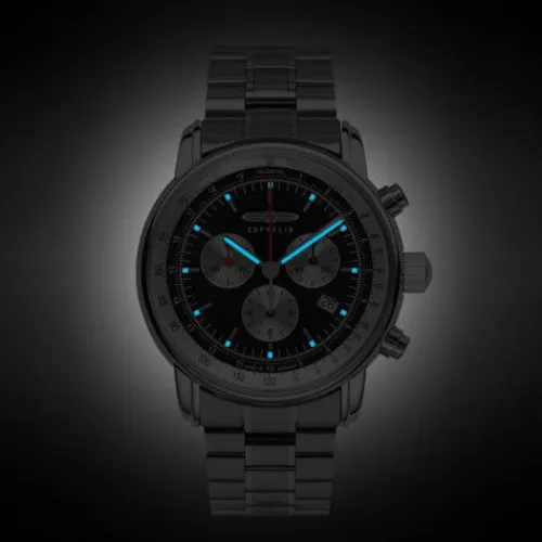 Zeppelin Metallarmband-LZ 14 Marine - 8888MB2