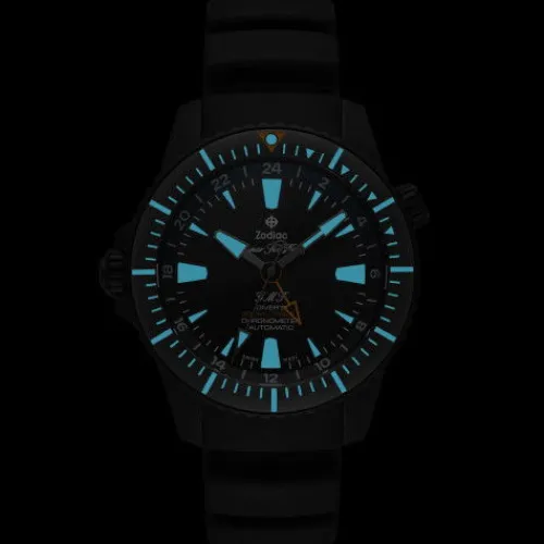 Zodiac Silikonarmband-Super Sea Wolf Pro Diver - ZO3557