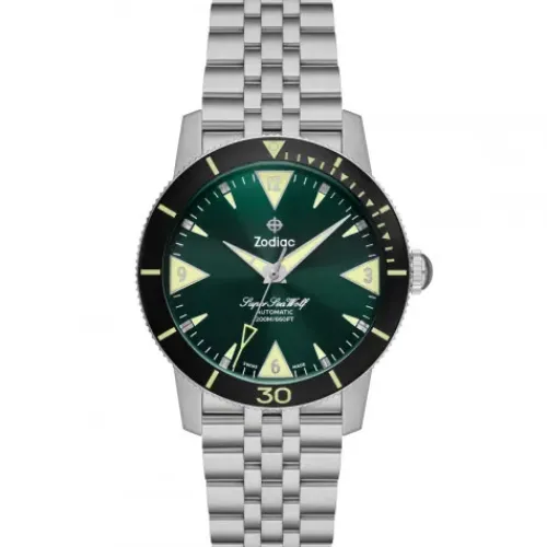 Zodiac Metallarmband-Super Sea Wolf Skin Diver Automatic - ZO9218
